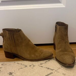 Vince Camuto Tan Ankle Boots